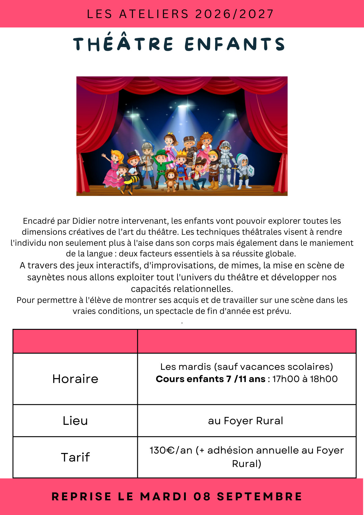 Théâtre enfants — Foyer Rural de Braine