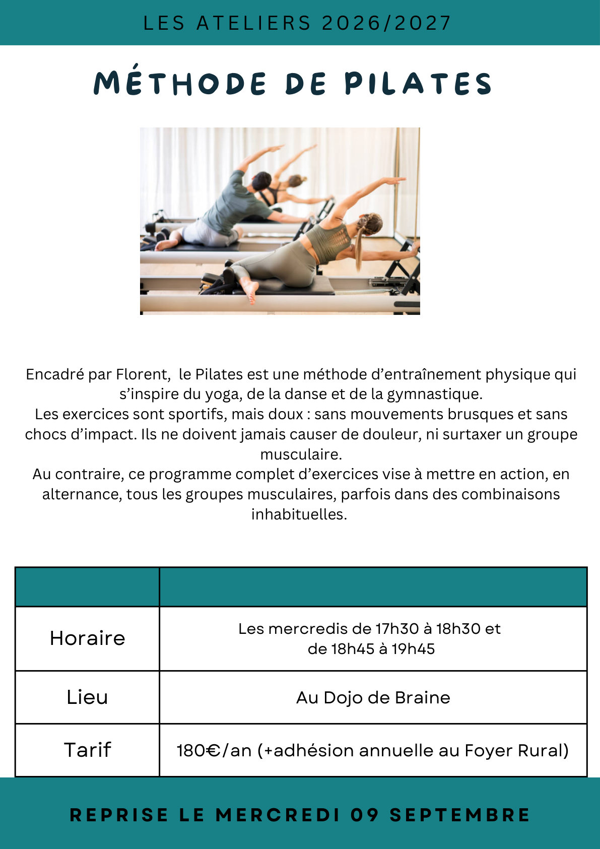 Méthode de Pilates — Foyer Rural de Braine